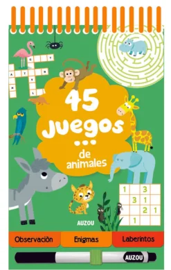 Auzou 45 juegos de Animales Sale