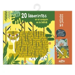 Auzou 20 Laberintos en el corazón de la Selva Hot