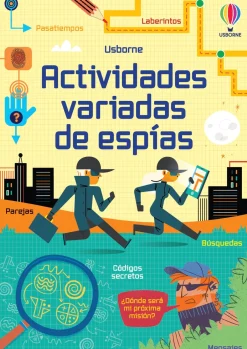 Usborne Actividades variadas de espías Clearance