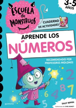 Montena Aprende los números en la Escuela de Monstruos