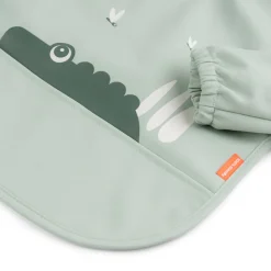 Done by Deer Babero con Mangas Croco Green · Best