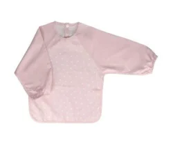 Tutete Babero con Mangas Leaves Pink Sale