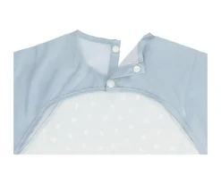 Tutete Babero con Mangas Leaves Blue Sale