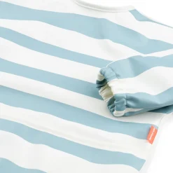 Done by Deer Babero con Mangas Stripes Blue · Sale