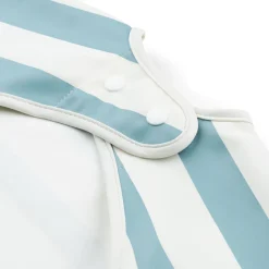 Done by Deer Babero con Mangas Stripes Blue · Sale