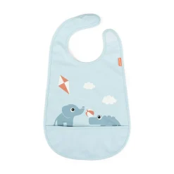 Done by Deer Babero con velcro Playground Blue · Sale