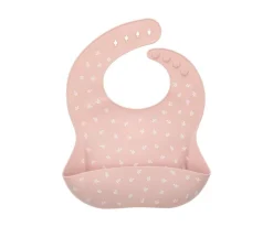 Tutete Babero Silicona leaves Pink New