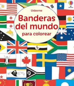 Usborne Banderas del mundo para colorear Outlet