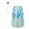 Great Pretenders Bling Bling Falda y diadema Sirena Mint · (4-6 años) Hot
