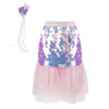 Great Pretenders Bling Bling Falda y diadema Sirena Pink · (4-6 años) New
