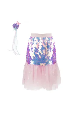 Great Pretenders Bling Bling Falda y diadema Sirena Pink · (4-6 años) New