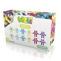Meli Bloques · Emoti Rainbow · 12 piezas New