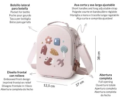 Tutete Bolsa Merienda Térmica 3D Geometric Nature New