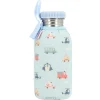 Tutete Botella Acero Funda City Cars 500ml Hot