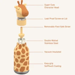 Asobu Botella Bestie Girafa 460ml ·