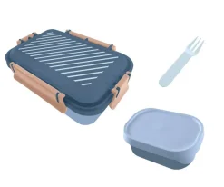 Tutete Caja Almuerzo Bento Big Stripes Blue Clearance