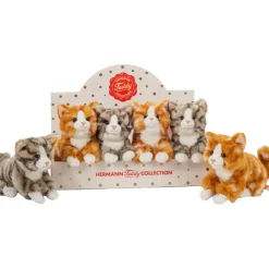 Hermann Teddy Cats 2 colores surtidos 18 cm · Clearance