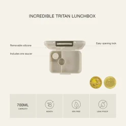 Citron Caja Almuerzo mediana de tritán Astronave Hot