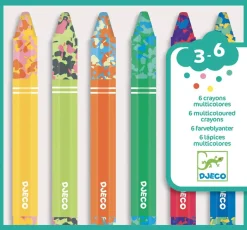 Djeco Colores para peques 6 lápices multicolores · Discount