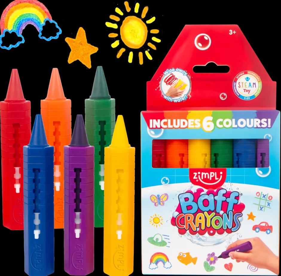 Zimpli Kids Crayons para baño 6 colores · Zimpli New
