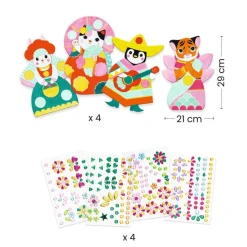 Djeco Crear con pegatinas Brillantes · Online