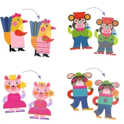 Djeco Crear con pegatinas Resplandecientes · Online