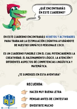 Átomo Games Cuaderno de estimulación cognitiva 6 años · Aula en Juego
