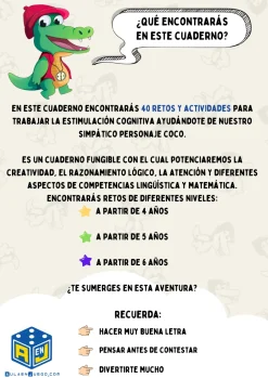 Átomo Games Cuaderno de estimulación cognitiva 4 años · Aula en Juego New