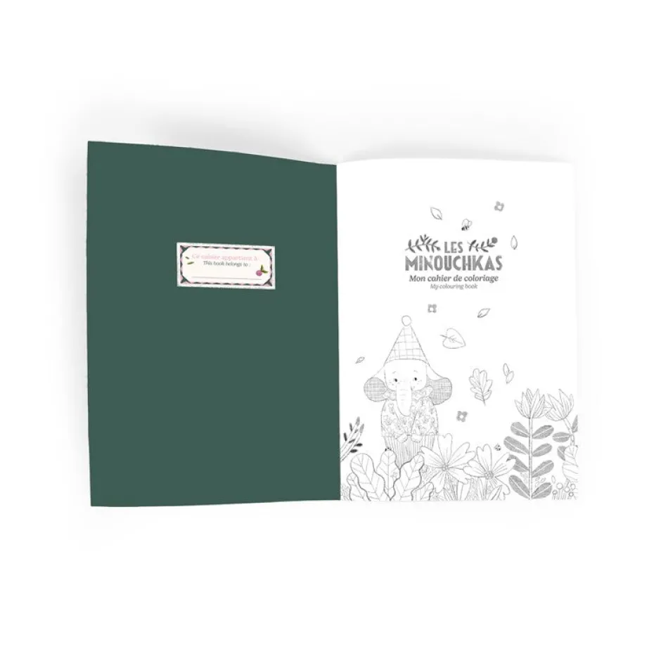 Moulin Roty Cuaderno para colorear Minouchkas · Clearance