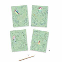 Djeco Cuadros para rascar Jardín Imaginario · Clearance