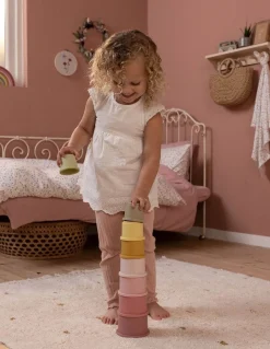 Little Dutch Cubos Apilables Rosas · Clearance