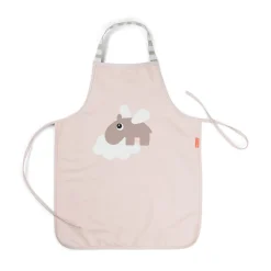 Done by Deer Delantal impermeable Happy Clouds Powder · Outlet