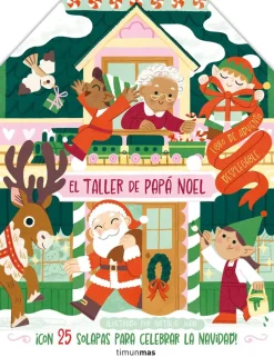 Timun Mas El taller de Papá Noel-Libro de adviento desplegable Hot