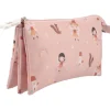 Tutete Estuche escolar 3 compartimentos Wild Fairies Hot