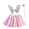 Great Pretenders Falda Rainbow con alas y varita · 4-6 años Hot