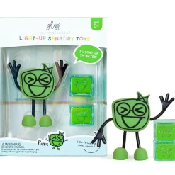 Glo Pals GloPals Set Personaje + 2 Cubos luz PIPPA Verde Hot