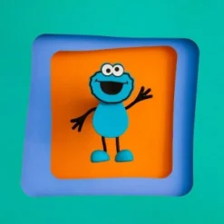 Glo Pals GloPals Set Personaje Cookie Monster Azul + 2 Cubos luz Sale