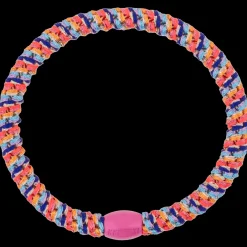 Kknekki Goma de pelo Slim multi Orange Pink neon