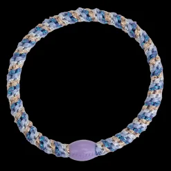 Kknekki Goma de pelo Slim Mix Purplesilver Gold Best