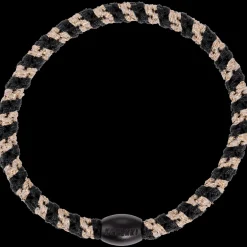 Kknekki Goma de pelo Slim Black-Beige glitter Best