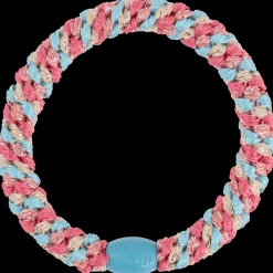 Kknekki Goma de pelo Turquoise coral glitter Sale