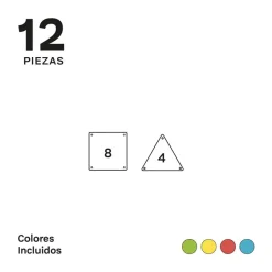 Braintoys Imanix 12 piezas · Outlet