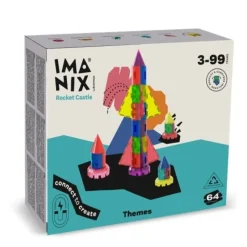 Braintoys Imanix Rocket Castle 64 piezas · Hot