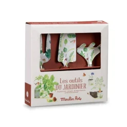 Moulin Roty Juego 3 herramientas de jardín ·