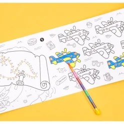 Omy Juego de bolsillo para colorear Atlas+8 pinturas ·