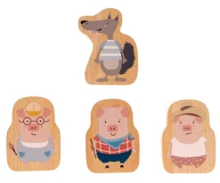 Tutete Juego Mantel Los Tres Cerditos + 4 figuras Best