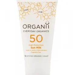 Organii Leche Solar FPS 50 125 ml New