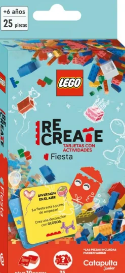 Catapulta Lego Recreate Fiesta Tarjetas mas piezas Lego New