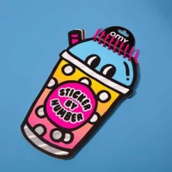 OMY Libreta de pegatinas numeradas Bubble Tea · Hot
