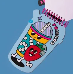 OMY Libreta de pegatinas numeradas Bubble Tea · Hot